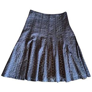 NWOT CHRISTOPHER & BANKS Lined Ruffled Skirt Size 8